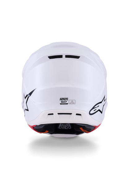 ALPINESTARS(MX) HELMET SM7 WHITE-GLOSS S 8301326-2180-S