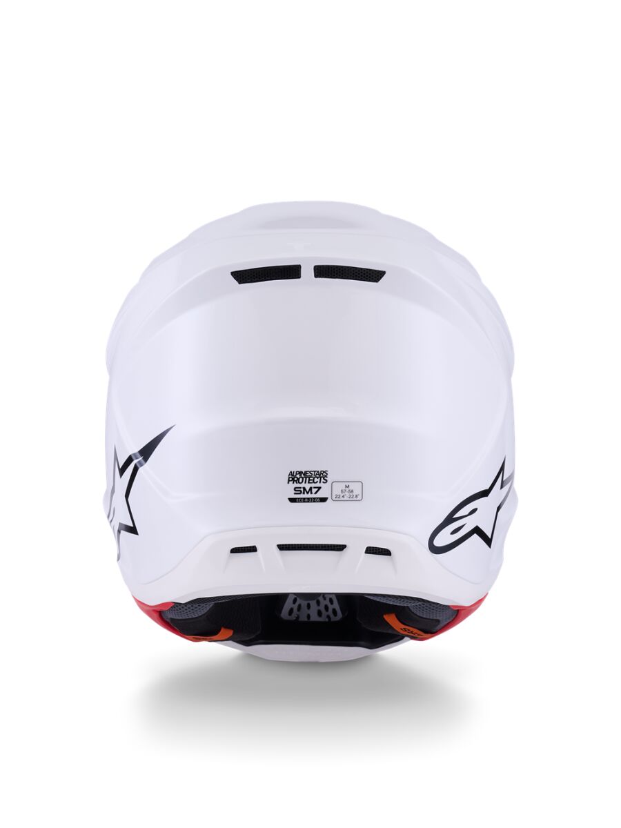ALPINESTARS(MX) HELMET SM7 WHITE-GLOSS L 8301326-2180-L