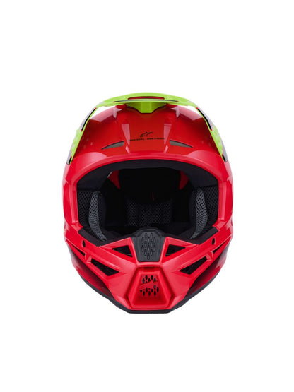 ALPINESTARS(MX) HELMET SM3 FRAY RED/YL/BLK L 8300526-3051-L