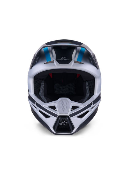 ALPINESTARS(MX) HELMET SM3 HEAT SILV/BL/BLK L 8300926-1949-L