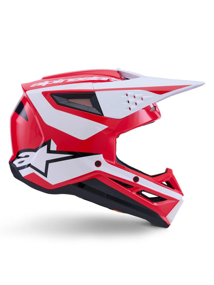 ALPINESTARS(MX) HELMET SM3 HEAT RED/WH/BLK S 8300926-3126-S