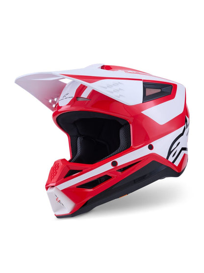ALPINESTARS(MX) HELMET SM3 HEAT RED/WH/BLK L 8300926-3126-L