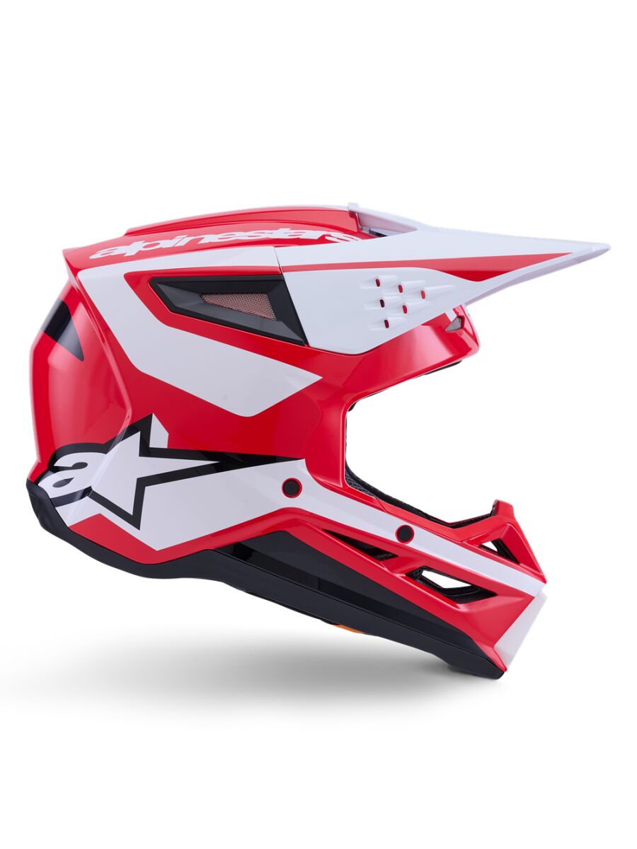 ALPINESTARS(MX) HELMET SM3 HEAT RED/WH/BLK L 8300926-3126-L