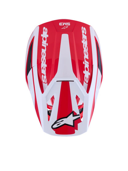 ALPINESTARS(MX) HELMET SM3 HEAT RED/WH/BLK L 8300926-3126-L