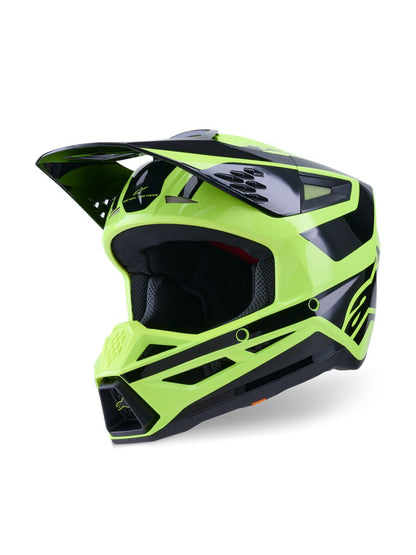 ALPINESTARS(MX) HELMET SM3 HEAT YEL/BLACK S 8300926-5011-S