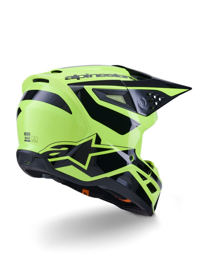 ALPINESTARS(MX) HELMET SM3 HEAT YEL/BLACK S 8300926-5011-S