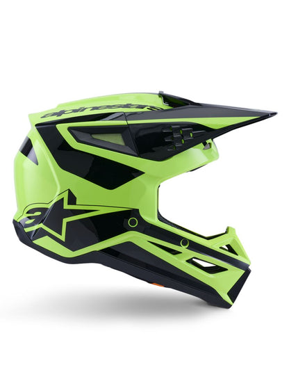 ALPINESTARS(MX) HELMET SM3 HEAT YEL/BLACK 2X 8300926-5011-2X