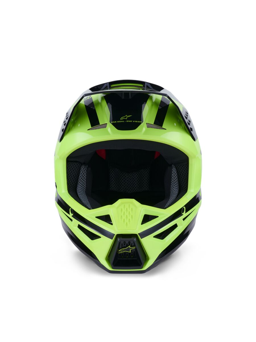 ALPINESTARS(MX) HELMET SM3 HEAT YEL/BLACK 2X 8300926-5011-2X