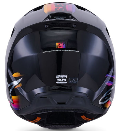 ALPINESTARS(MX) HELMET SM3 FORCE BLACK-GLOSS S 8301126-1180-S