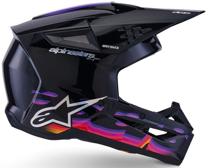 ALPINESTARS(MX) HELMET SM3 FORCE BLACK-GLOSS XL 8301126-1180-XL