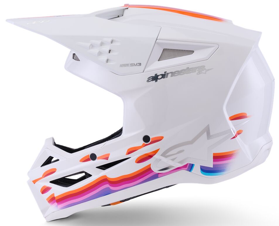 ALPINESTARS(MX) HELMET SM3 FORCE WHITE-GLOSS S 8301126-2180-S