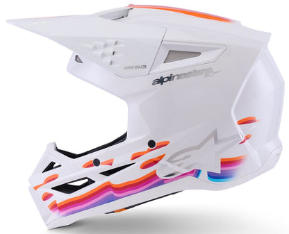 ALPINESTARS(MX) HELMET SM3 FORCE WHITE-GLOSS S 8301126-2180-S