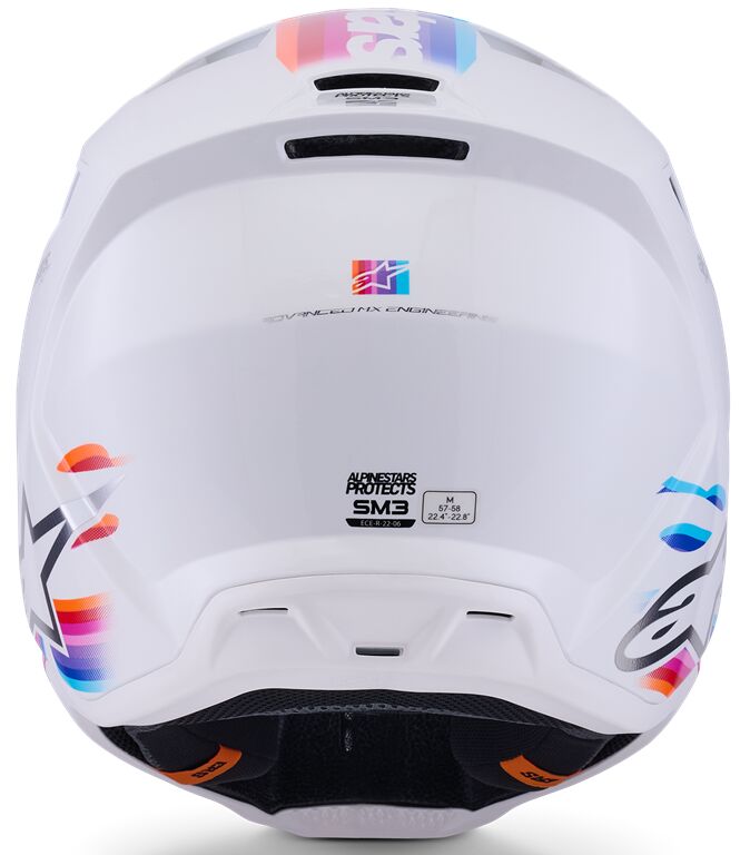 ALPINESTARS(MX) HELMET SM3 FORCE WHITE-GLOSS 2X 8301126-2180-2X