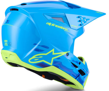 ALPINESTARS(MX) HELMET SM3 FORCE CYAN L 8301126-7232-L