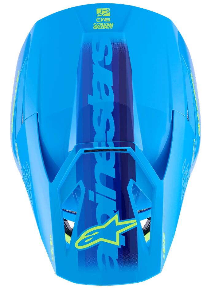 ALPINESTARS(MX) HELMET SM3 FORCE CYAN L 8301126-7232-L