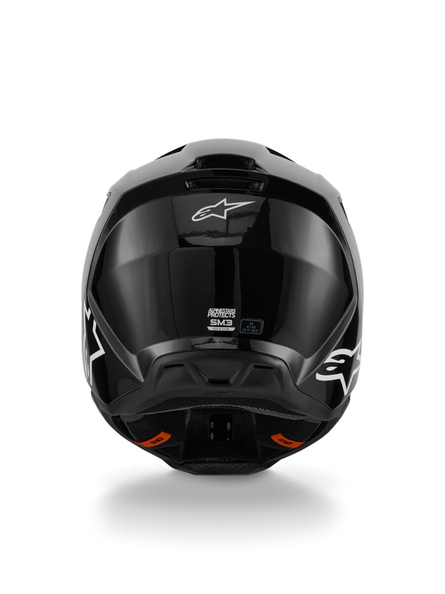 ALPINESTARS(MX) HELMET SM3 BLACK-GLOSS XS 8300426-1180-XS