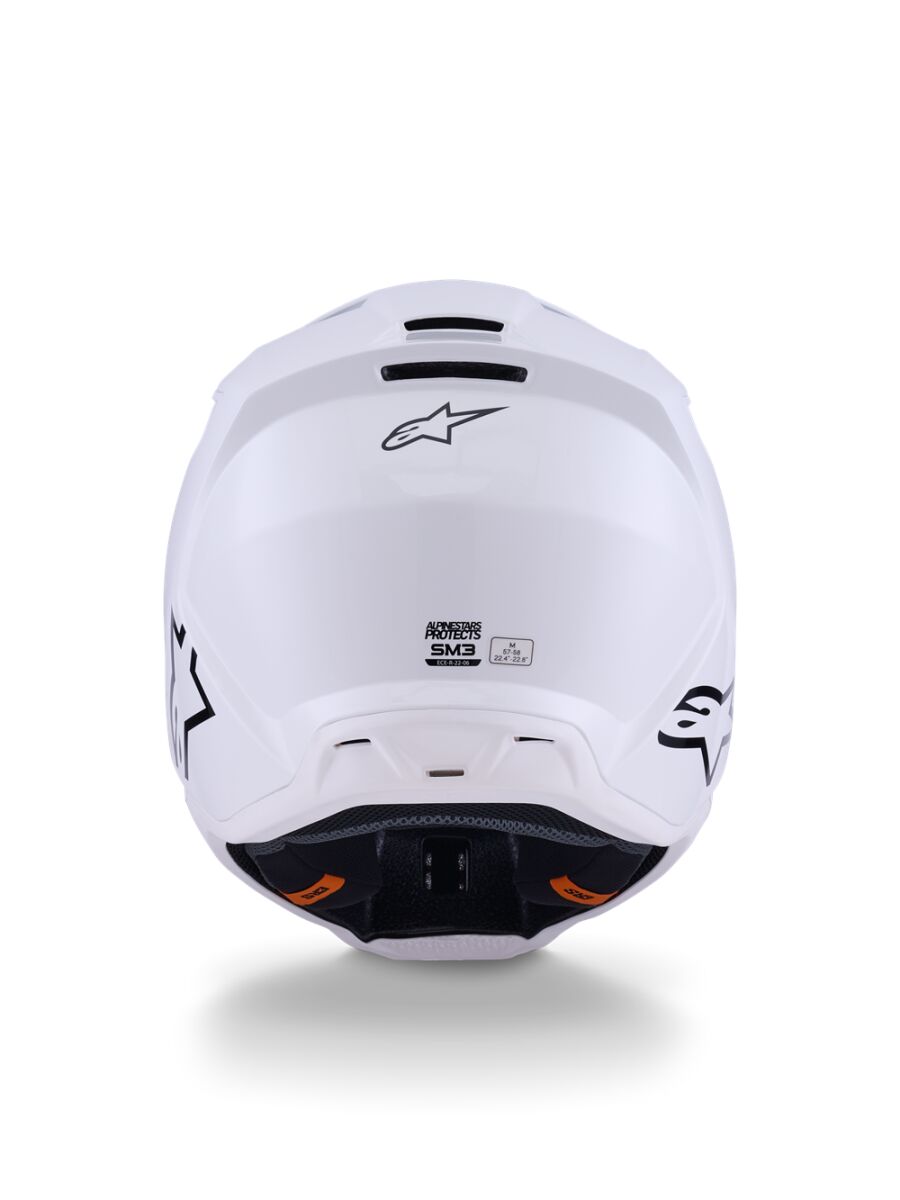 ALPINESTARS(MX) HELMET SM3 WHITE-GLOSS 2X 8300426-2180-2X
