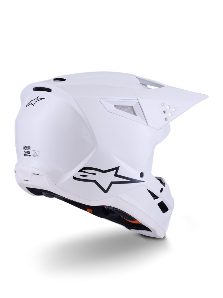 ALPINESTARS(MX) HELMET SM3 WHITE-GLOSS 2X 8300426-2180-2X