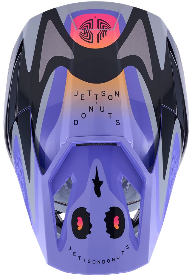ALPINESTARS(MX) HELMET SM3 JETTSON GRAY/PUR/BLK XL 8302726-9277-XL