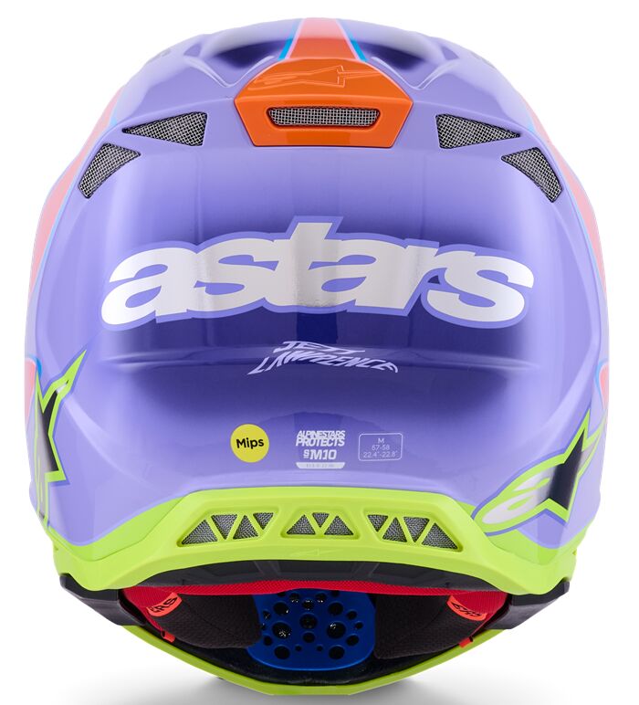 ALPINESTARS(MX) HELMET SM10 JETT PURPLE/PINK M 8303625-3144-M