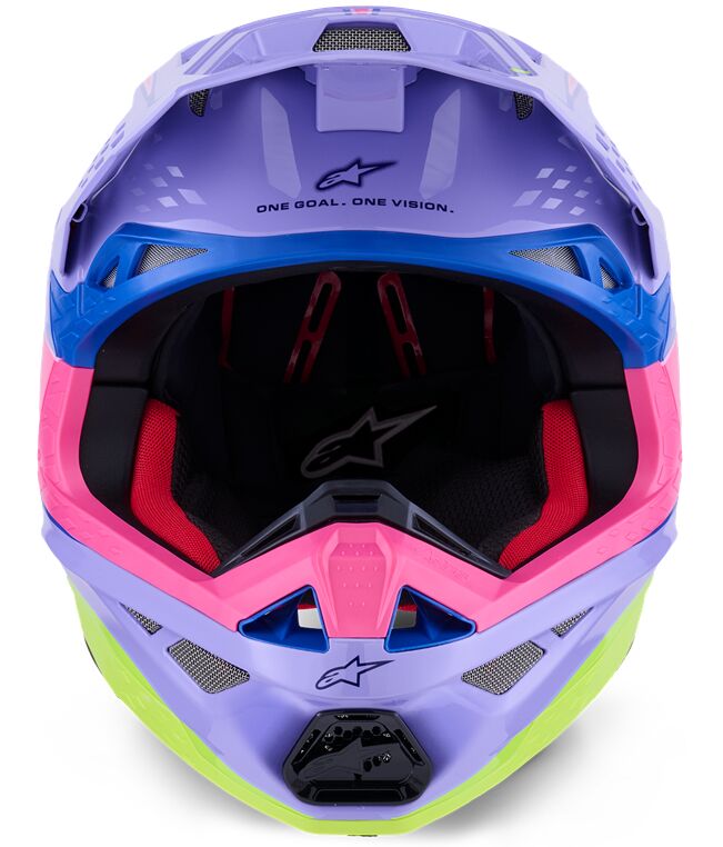 ALPINESTARS(MX) HELMET SM10 JETT PURPLE/PINK XL 8303625-3144-XL