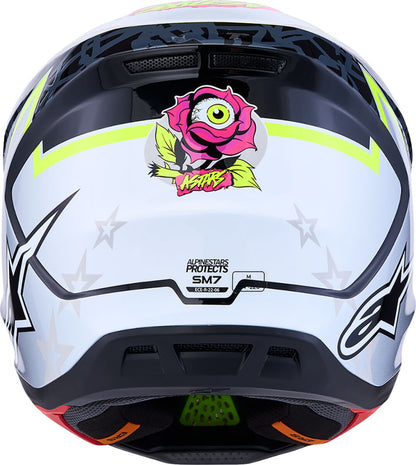 ALPINESTARS(MX) HELMET SM7 BLASTER BLK/GRY/YLW 8300127-1697-M