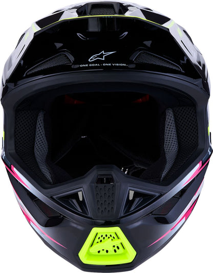 ALPINESTARS(MX) HELMET SM7 BLASTER BLK/GRY/YLW 8300127-1697-M