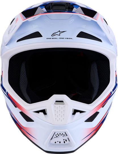 ALPINESTARS(MX) HELMET SM7 BLASTER WHT/BLU/RED 8300127-2217-XS