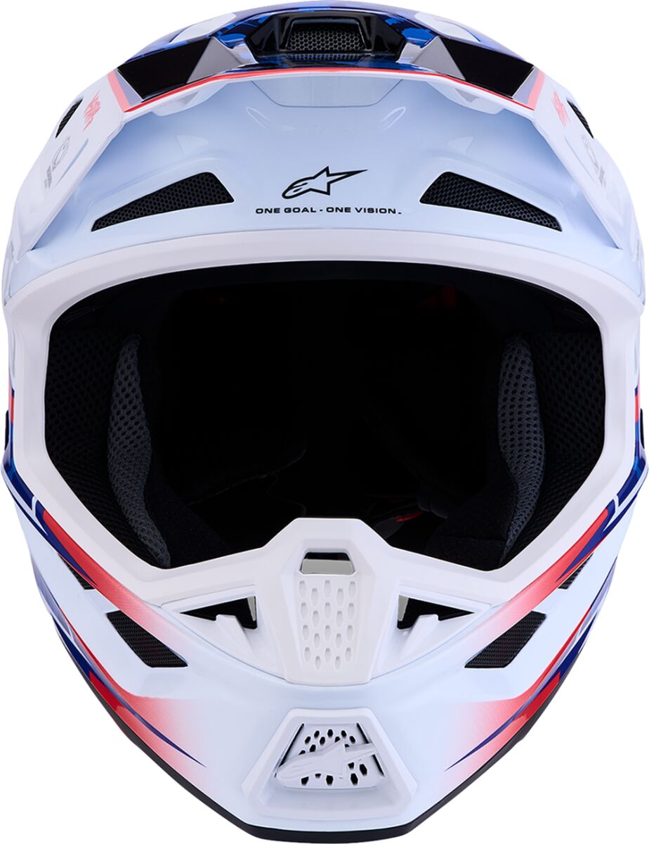 ALPINESTARS(MX) HELMET SM7 BLASTER WHT/BLU/RED 8300127-2217-2X