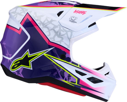 ALPINESTARS(MX) HELMET SM7 BLASTER PUR/PNK/WHT 8300127-3224-S