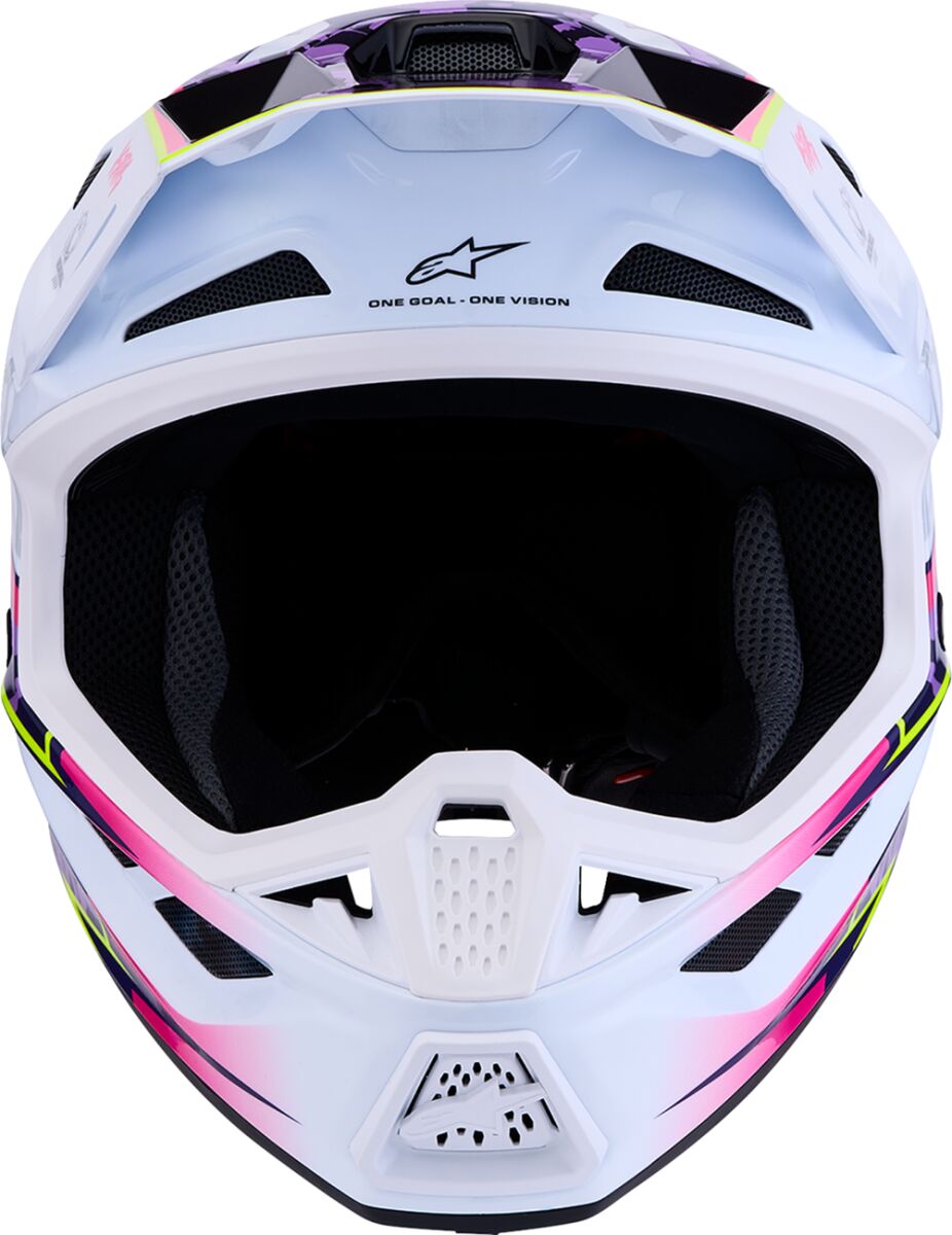 ALPINESTARS(MX) HELMET SM7 BLASTER PUR/PNK/WHT 8300127-3224-XL