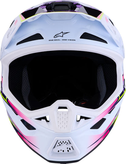 ALPINESTARS(MX) HELMET SM7 BLASTER PUR/PNK/WHT 8300127-3224-2X