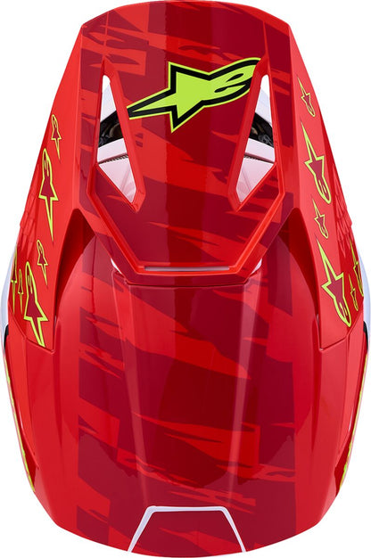 ALPINESTARS(MX) HELMET SM3 FALCON RED/WHT/BLU 8300827-3206-S