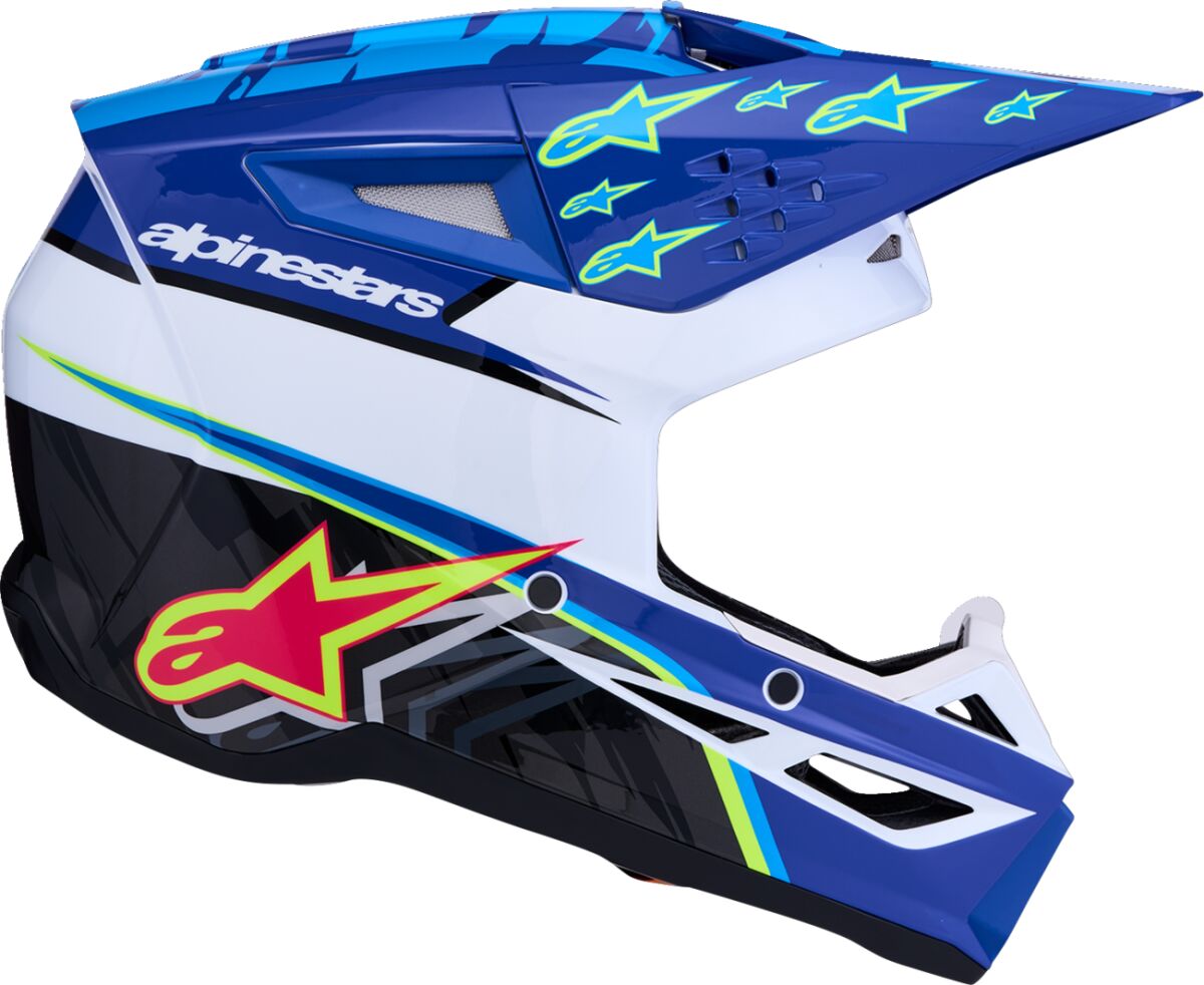ALPINESTARS(MX) HELMET SM3 FALCON BLU/BLK/PNK 8300827-7347-M