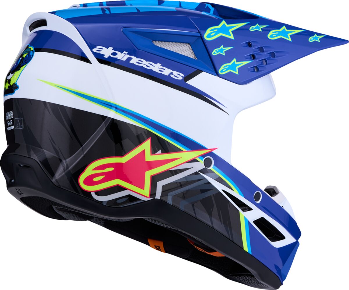 ALPINESTARS(MX) HELMET SM3 FALCON BLU/BLK/PNK 8300827-7347-2X