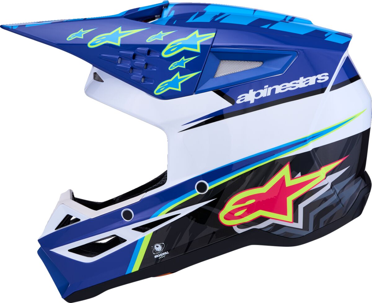 ALPINESTARS(MX) HELMET SM3 FALCON BLU/BLK/PNK 8300827-7347-2X