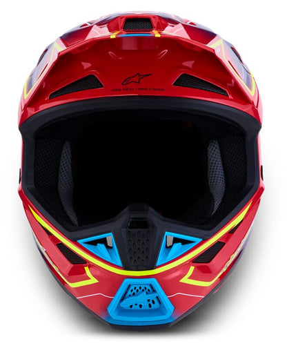 ALPINESTARS(MX) HELMET SM7 CAST RED/YLW/BLU XL 8302526-3226-XL