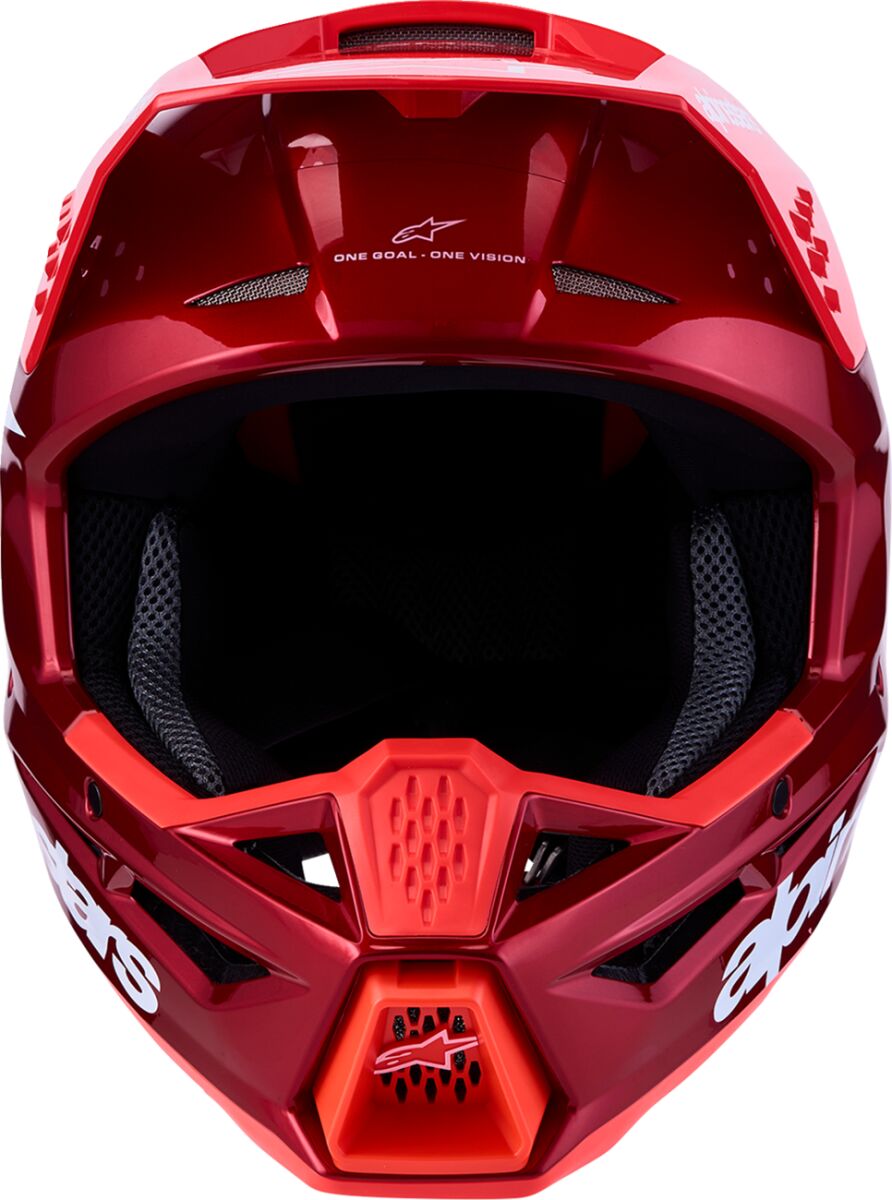 ALPINESTARS(MX) HELMET SM3 RADIUM RED/WHT XL 8300726-3216-XL