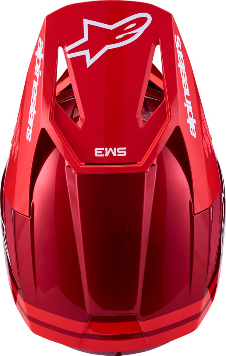 ALPINESTARS(MX) HELMET SM3 RADIUM RED/WHT 2X 8300726-3216-2X