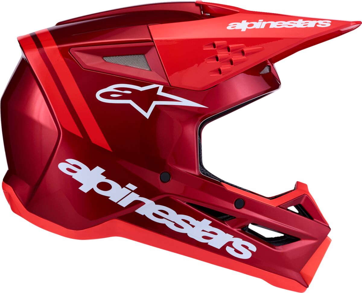 ALPINESTARS(MX) HELMET SM3 RADIUM RED/WHT 2X 8300726-3216-2X