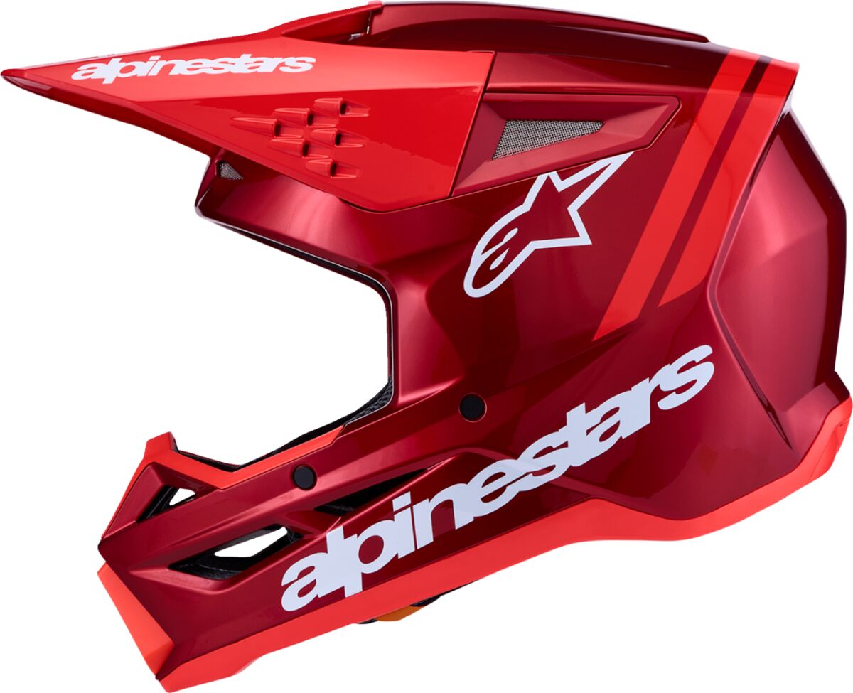 ALPINESTARS(MX) HELMET SM3 RADIUM RED/WHT 2X 8300726-3216-2X
