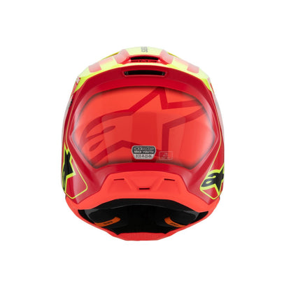 ALPINESTARS(MX) HELMET YTH SM3 FRAY RD/YL/BK Y 8301725-3051-YS