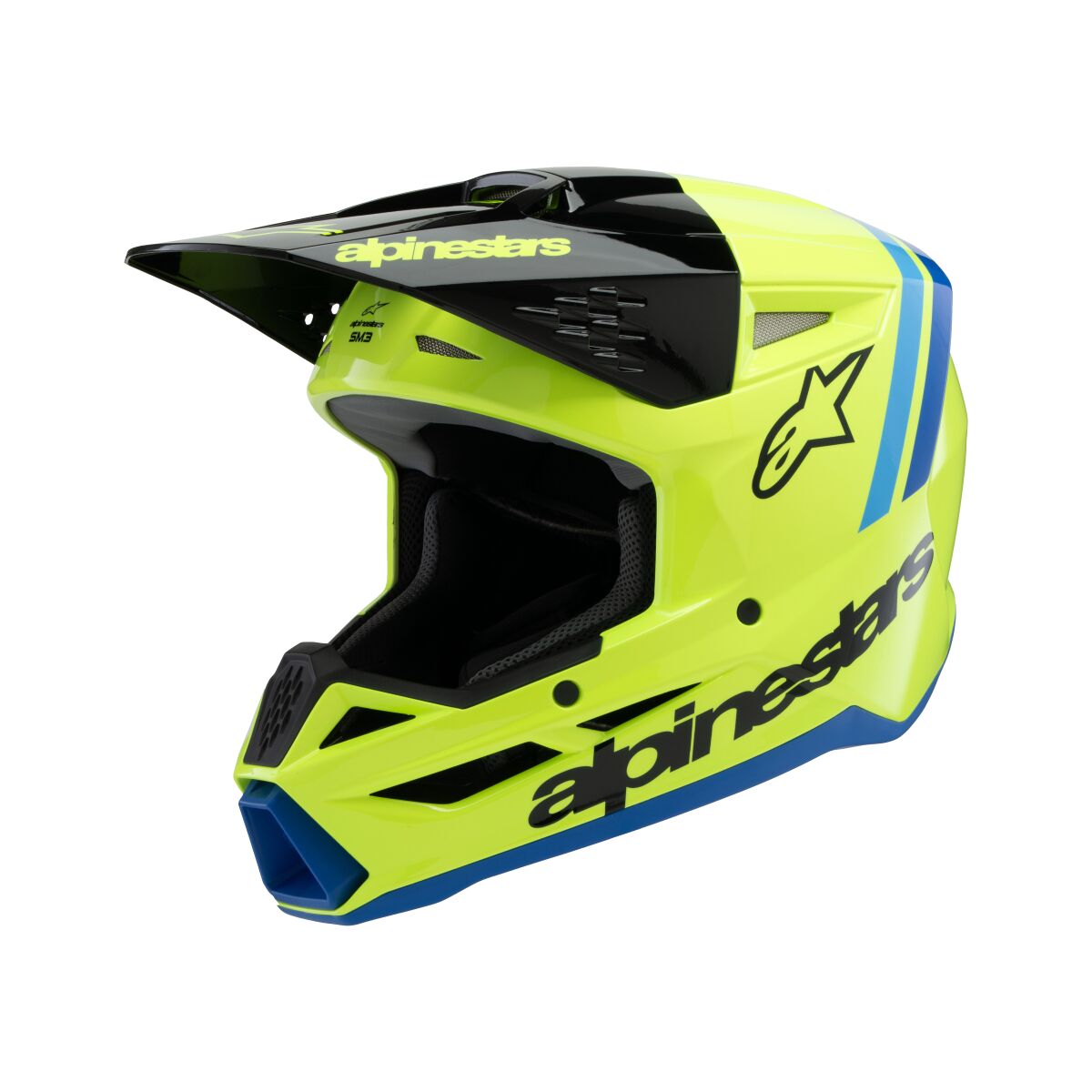 ALPINESTARS(MX) HELMET YTH SM3 RADIUM YL/BK/B 8301925-5017-YS