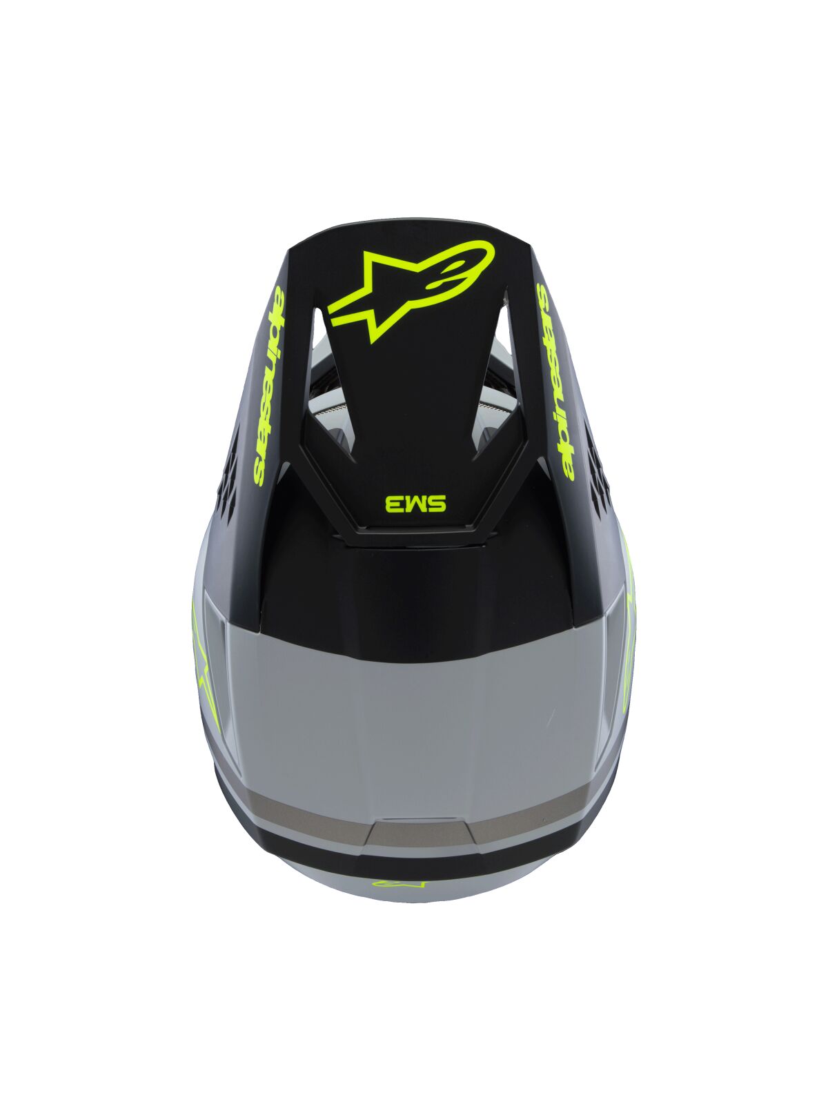 ALPINESTARS(MX) HELMET YTH SM3 RADIUM GY/BLK/Y 8301925-9510-YS