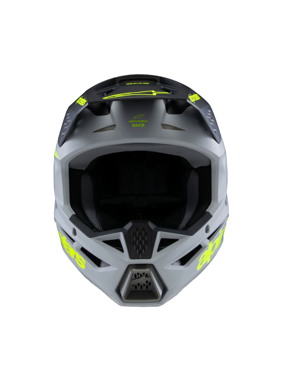 ALPINESTARS(MX) HELMET YTH SM3 RADIUM GY/BLK/Y 8301925-9510-YS