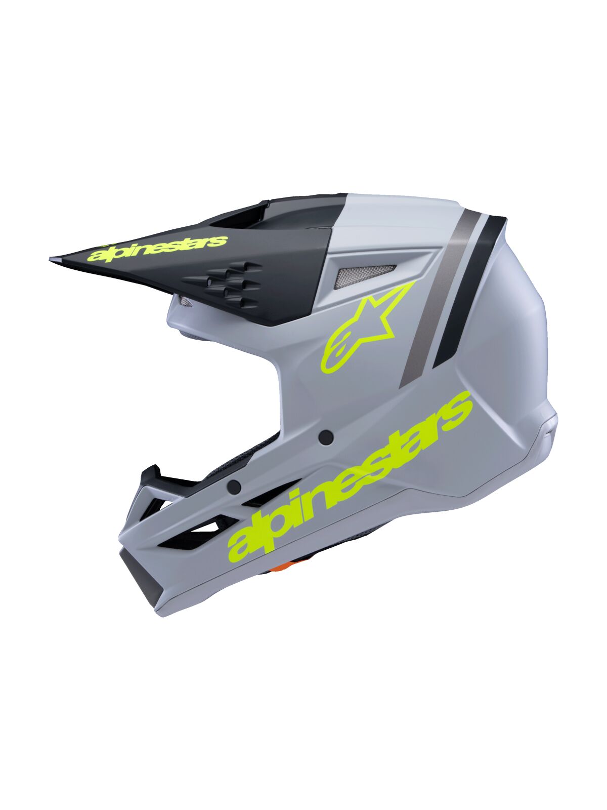 ALPINESTARS(MX) HELMET YTH SM3 RADIUM GY/BLK/Y 8301925-9510-YS