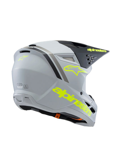 ALPINESTARS(MX) HELMET YTH SM3 RADIUM GY/BLK/Y 8301925-9510-YM