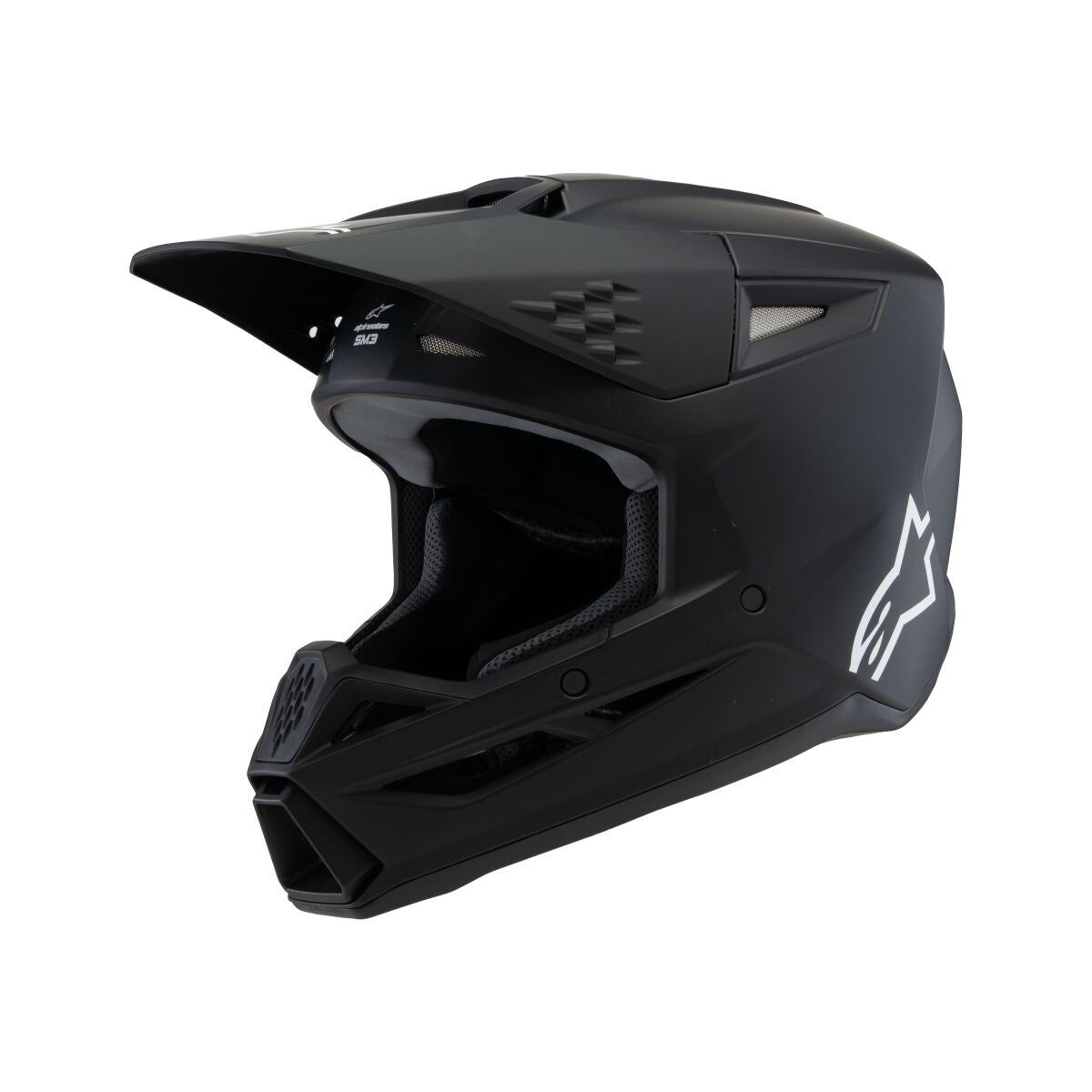 ALPINESTARS(MX) HELMET YTH SM3 SOLID BLACK YM 8302425-110-YM