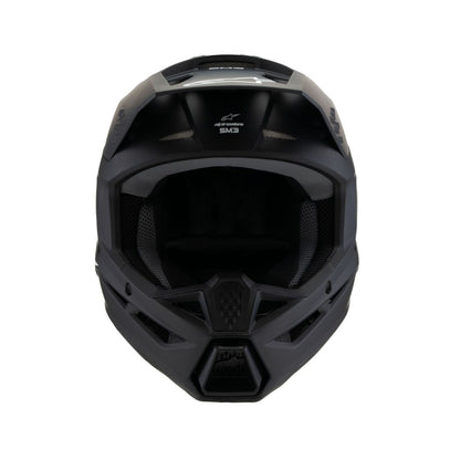 ALPINESTARS(MX) HELMET YTH SM3 SOLID BLACK YL 8302425-110-YL