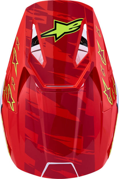 ALPINESTARS(MX) HELMET YTH SM3 FALCON RD/WH/BL 8301227-3206-YS